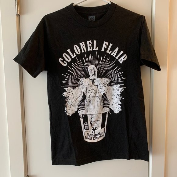 WWE Ric Flair Colonel Flair KFC T Shirt Mens size Small - Picture 2 of 5